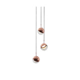 Modern Multi Head Glass Sphere LED Pendant Light for Restaurant and Home Decor