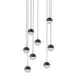 Modern Multi Head Glass Sphere LED Pendant Light for Restaurant and Home Decor