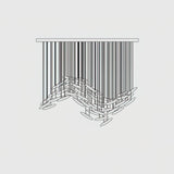 Modern Multi Head Moonlight Whispers Glass LED Chandelier for High Ceiling Interiors