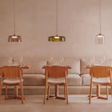 Modern Multi Level Glass Pendant Light LED Ceiling Fixture for Home and Office