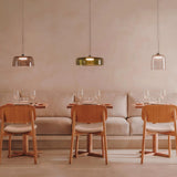 Modern Multi Level Glass Pendant Light LED Ceiling Fixture for Home and Office
