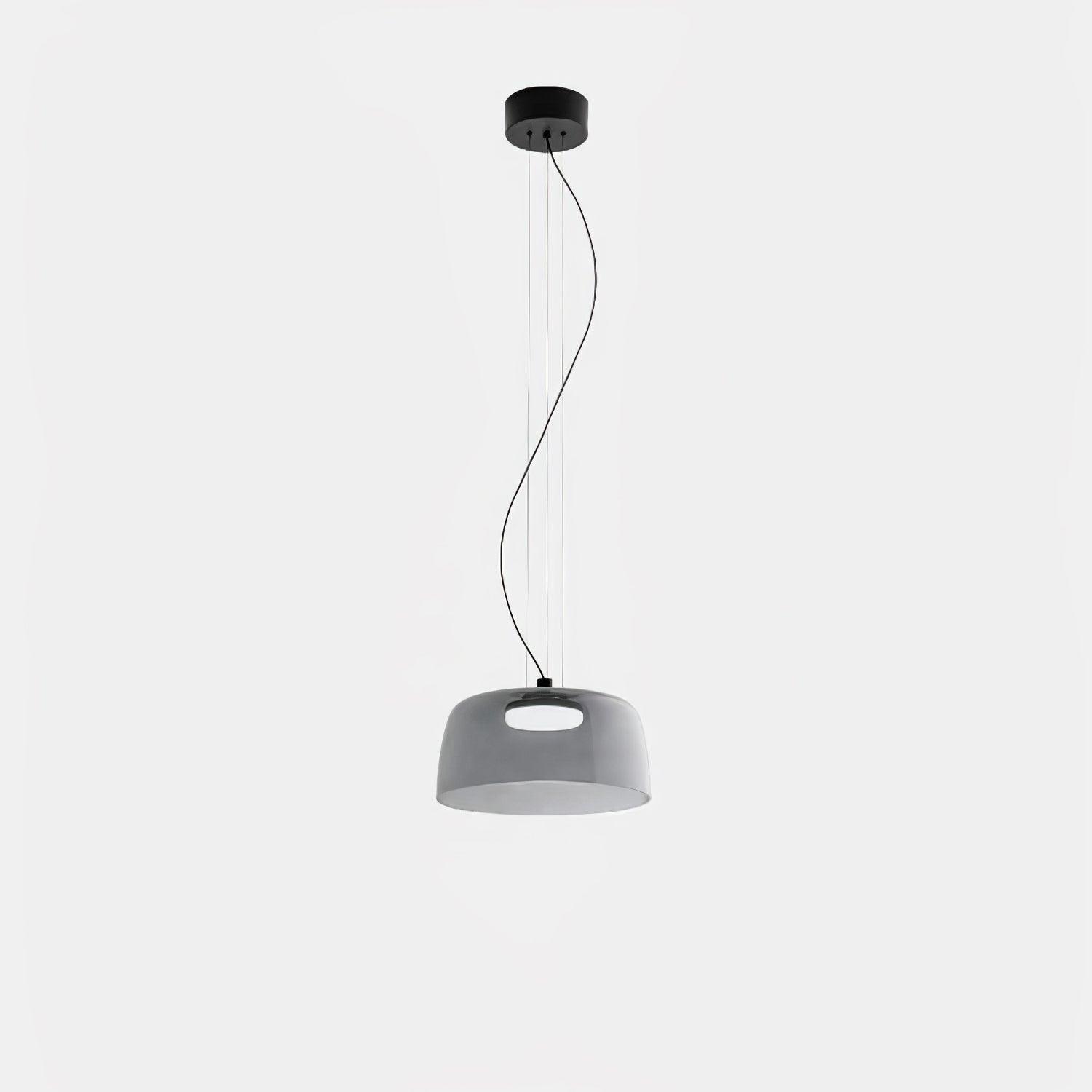 Modern Multi Level Glass Pendant Light LED Ceiling Fixture for Home and Office