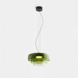 Modern Multi Level Glass Pendant Light LED Ceiling Fixture for Home and Office