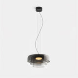 Modern Multi Level Glass Pendant Light LED Ceiling Fixture for Home and Office
