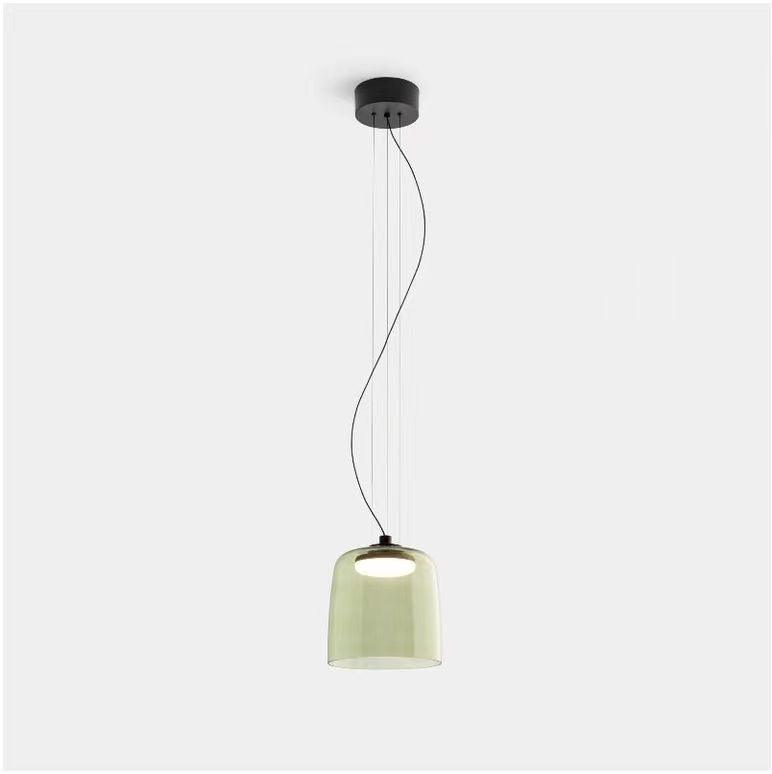 Modern Multi Level Glass Pendant Light LED Ceiling Fixture for Home and Office