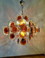 modern-murano-glass-disc-chandelier-with-orange-and-brown-hand-blown-accents
