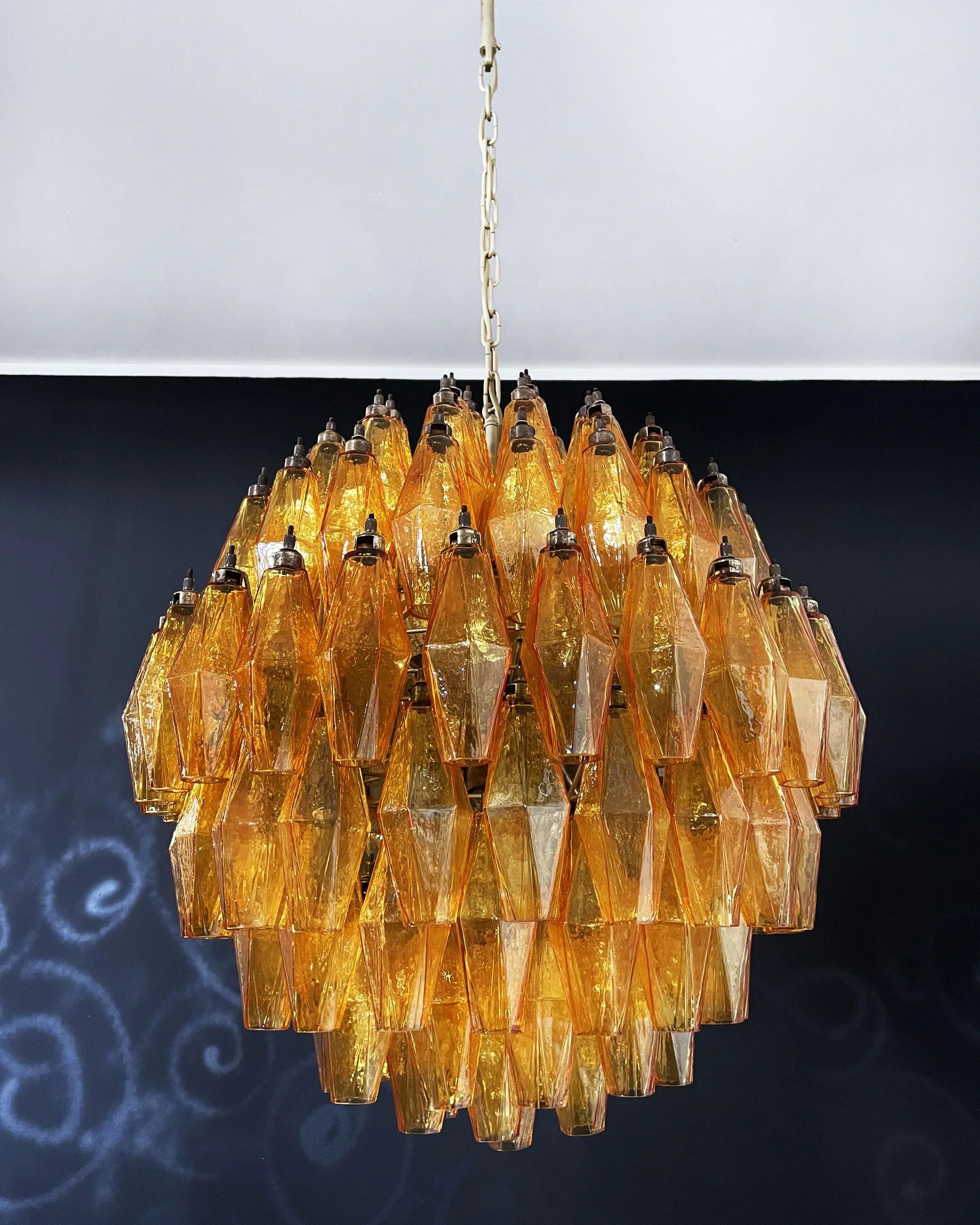 modern-murano-poliedri-amber-glass-spherical-chandelier-for-elegant-interior-lighting