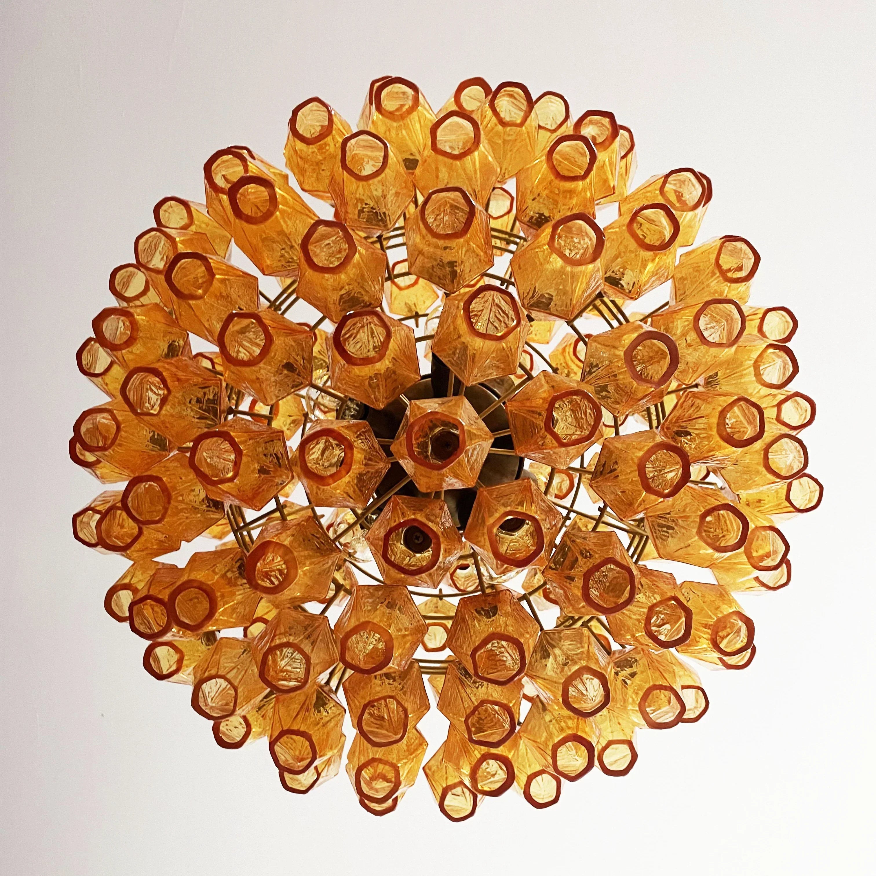 modern-murano-poliedri-amber-glass-spherical-chandelier-for-elegant-interior-lighting
