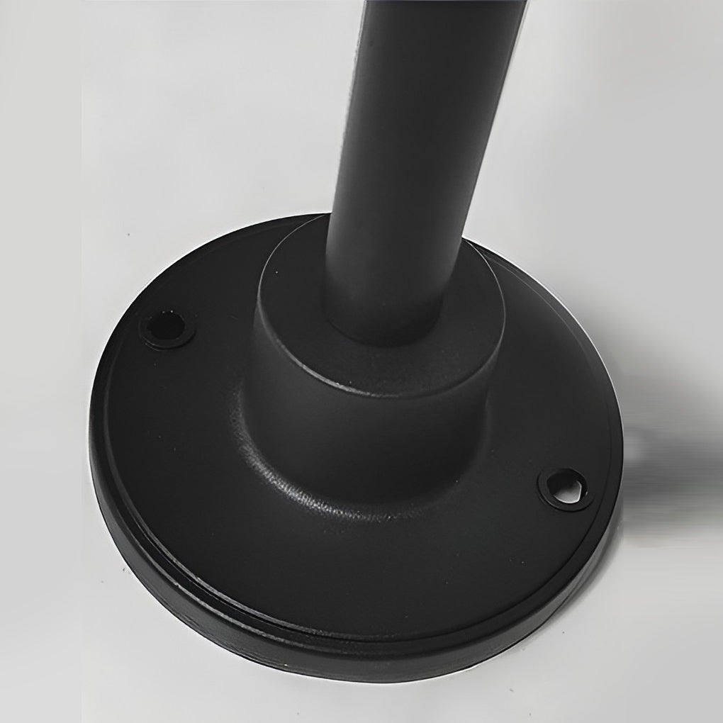 Modern Mushroom LED Outdoor Path Light 7W Waterproof Landscape Lighting in Black Finish