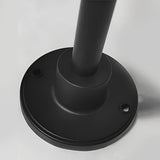 Modern Mushroom LED Outdoor Path Light 7W Waterproof Landscape Lighting in Black Finish