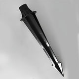Modern Mushroom LED Outdoor Path Light 7W Waterproof Landscape Lighting in Black Finish