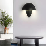 Modern Mushroom LED Outdoor Wall Sconce Waterproof Aluminum Garden Porch Light