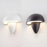 Modern Mushroom LED Outdoor Wall Sconce Waterproof Aluminum Garden Porch Light
