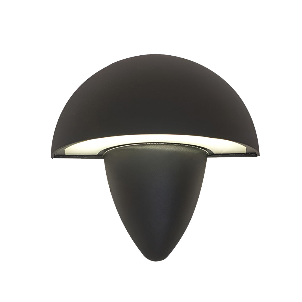 Modern Mushroom LED Outdoor Wall Sconce Waterproof Aluminum Garden Porch Light