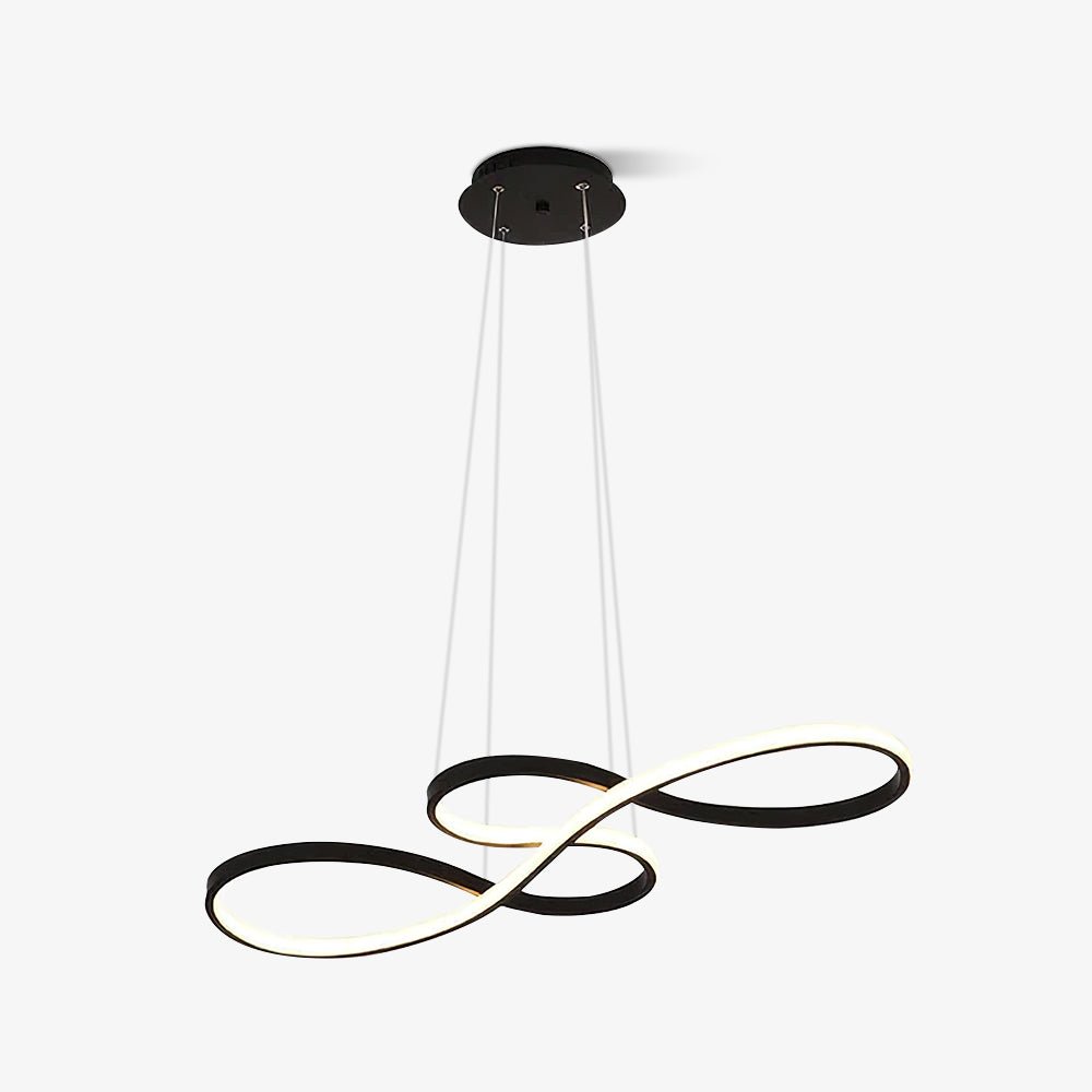 Modern Musical Note Integrated LED Pendant Light for Dining Room Kitchen Island and Living Space