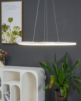 Modern Musical Note Integrated LED Pendant Light for Dining Room Kitchen Island and Living Space