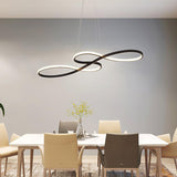 Modern Musical Note Integrated LED Pendant Light for Dining Room Kitchen Island and Living Space
