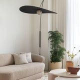 Modern Myrna Wall Light with Counterweight Arm and Handblown Glass Reflector Shade