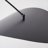 Modern Myrna Wall Light with Counterweight Arm and Handblown Glass Reflector Shade