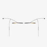 Modern Myrna Wall Light with Counterweight Arm and Handblown Glass Reflector Shade