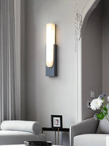 Modern Natural Alabaster LED Wall Lamp Stone Sconce for Interior Lighting