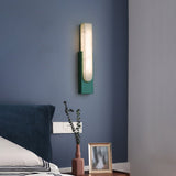 Modern Natural Alabaster LED Wall Lamp Stone Sconce for Interior Lighting