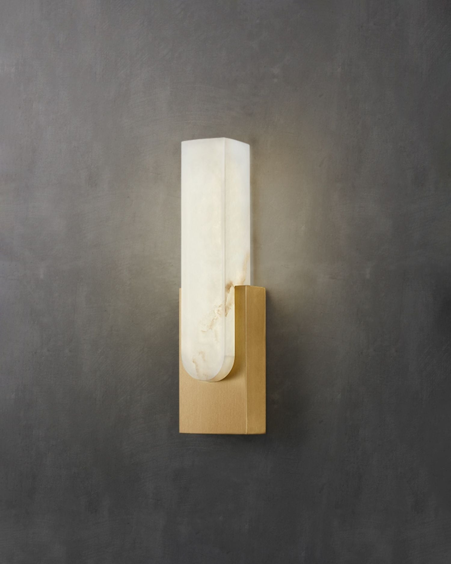 Modern Natural Alabaster LED Wall Lamp Stone Sconce for Interior Lighting