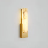 Modern Natural Alabaster LED Wall Lamp Stone Sconce for Interior Lighting