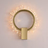 Modern Natural Crystal Wall Sconce Luxury Gold LED Wall Mounted Lighting Fixture