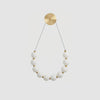 Modern Necklace Loop Brass Wall Lamp Integrated LED Minimalist Indoor Sconce Lighting