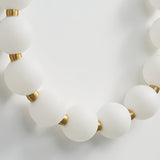 Modern Necklace Loop Brass Wall Lamp Integrated LED Minimalist Indoor Sconce Lighting