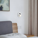 Modern Nordic 3W LED Recessed Wall Sconce with 360 Degree Rotation Adjustable Reading Light