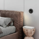 Modern Nordic 3W LED Recessed Wall Sconce with 360 Degree Rotation Adjustable Reading Light