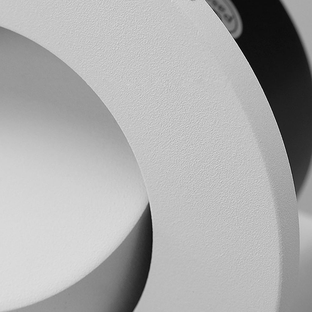 Modern Nordic 3W LED Recessed Wall Sconce with 360 Degree Rotation Adjustable Reading Light