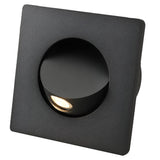 Modern Nordic 3W LED Recessed Wall Sconce with 360 Degree Rotation Adjustable Reading Light