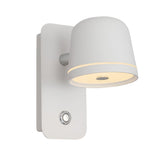 Modern Nordic Adjustable LED Wall Sconce with Stepless Dimming for Bedroom and Living Room