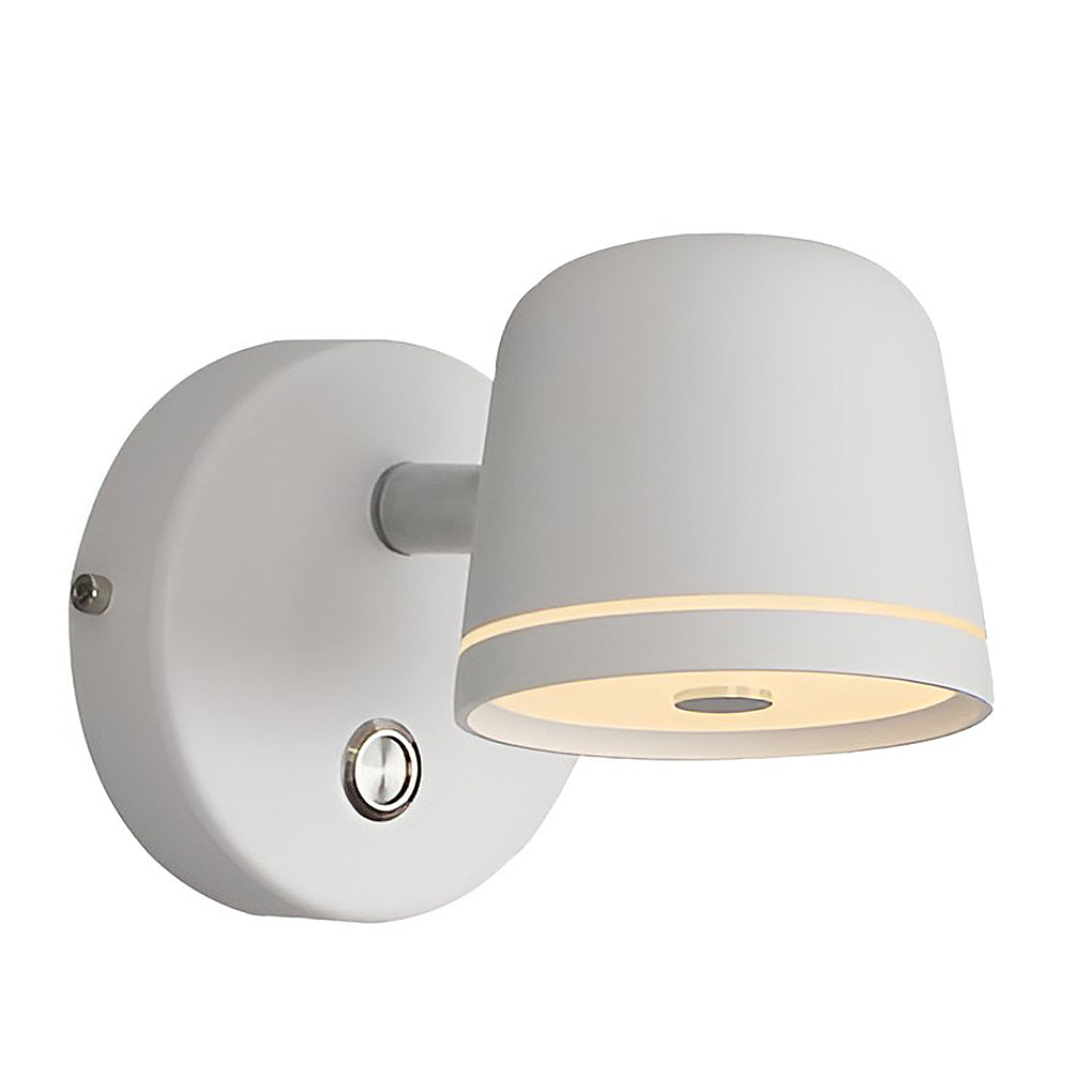 Modern Nordic Adjustable LED Wall Sconce with Stepless Dimming for Bedroom and Living Room