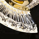 Modern Nordic Adjustable Mirror Ball LED Pendant Light with Acrylic Shade for Dining Room and Bedroom
