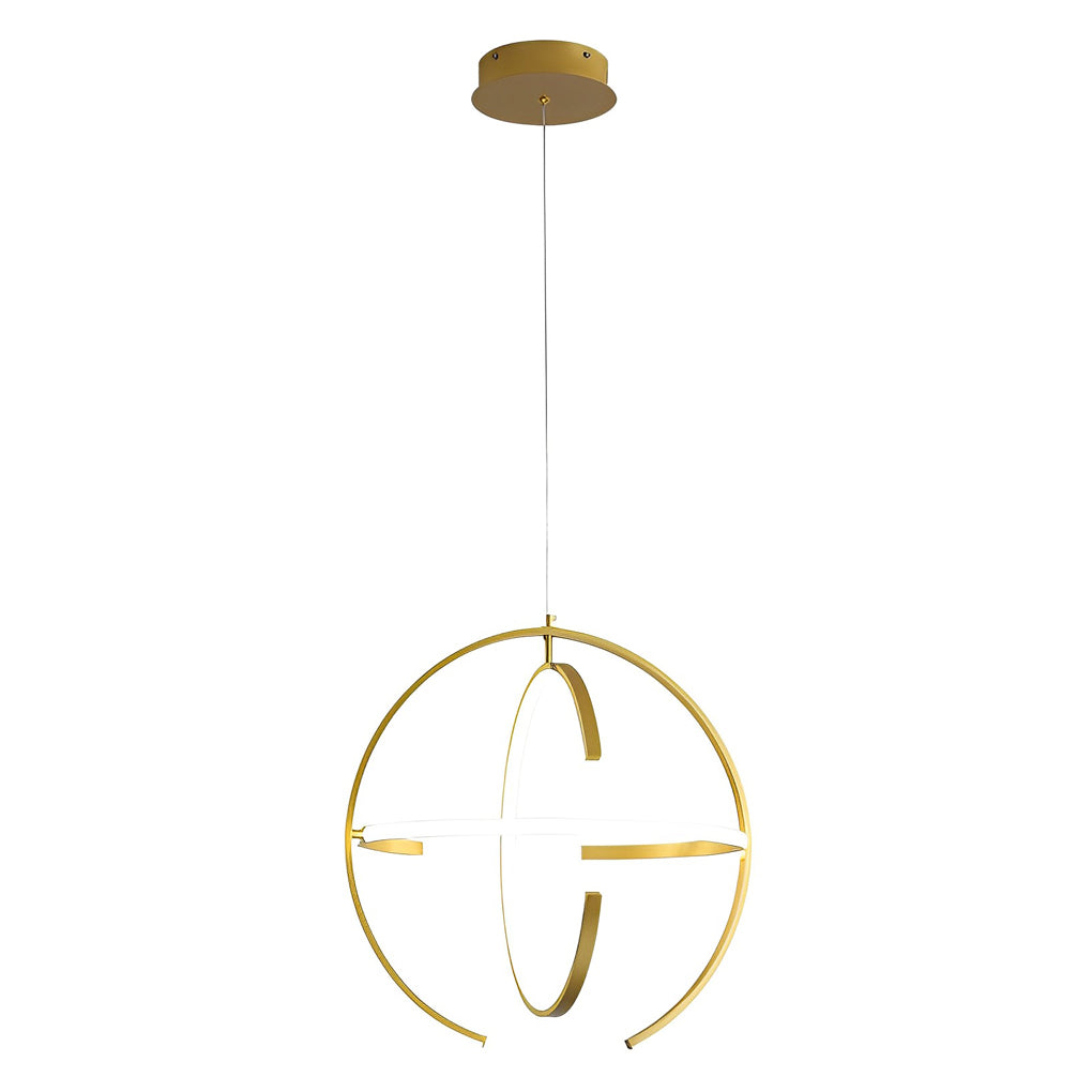 Modern Nordic Adjustable Ring LED Chandelier for Kitchen and Dining Room Pendant Lighting