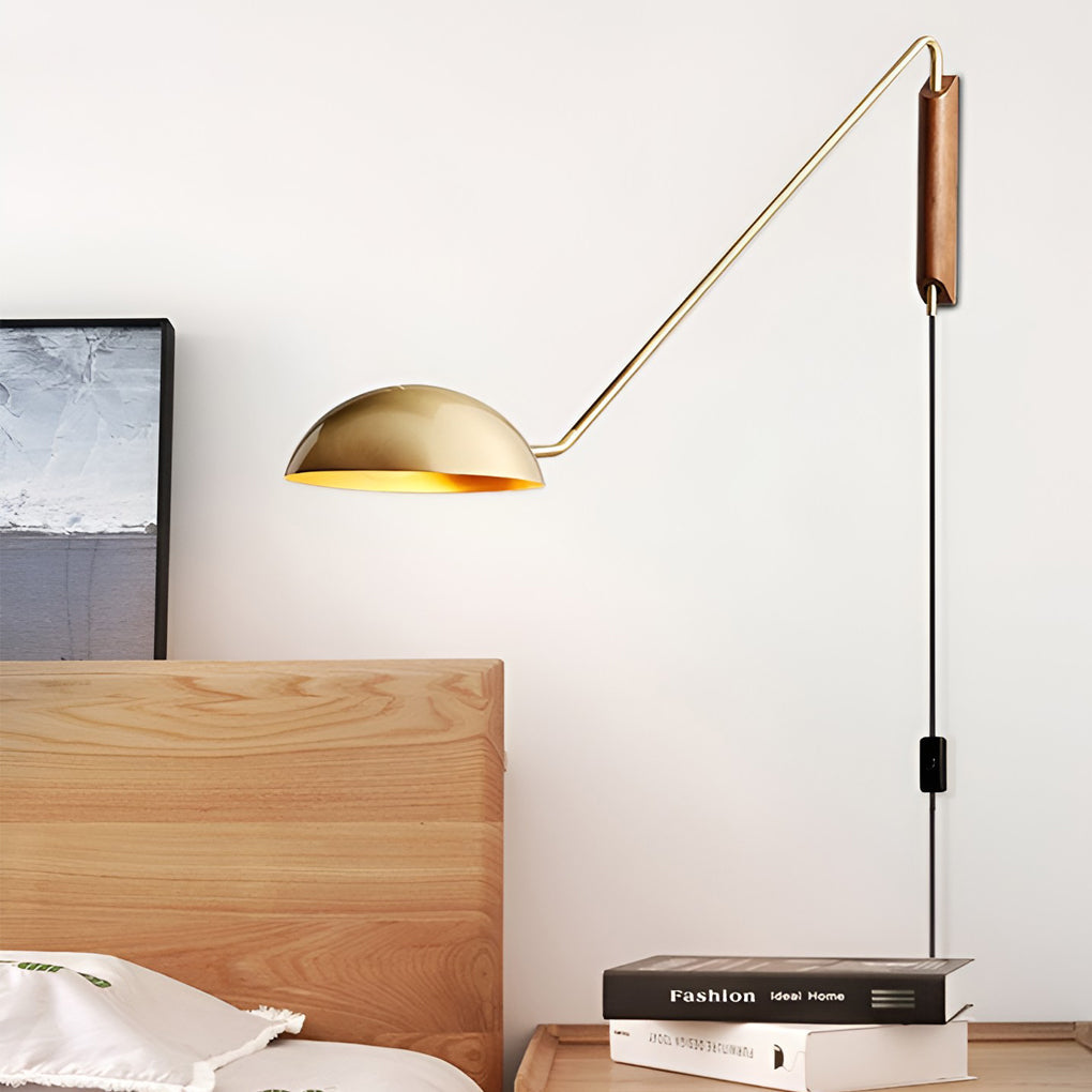 Modern Nordic Adjustable Swing Arm Wall Lamp Creative E27 Industrial Retro Sconce