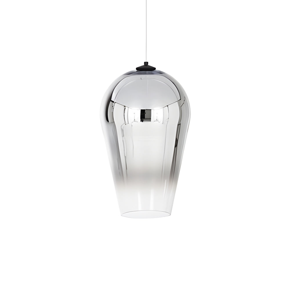 Modern Nordic Art Glass Gradient Pendant Light LED Hanging Fixture for Dining Room