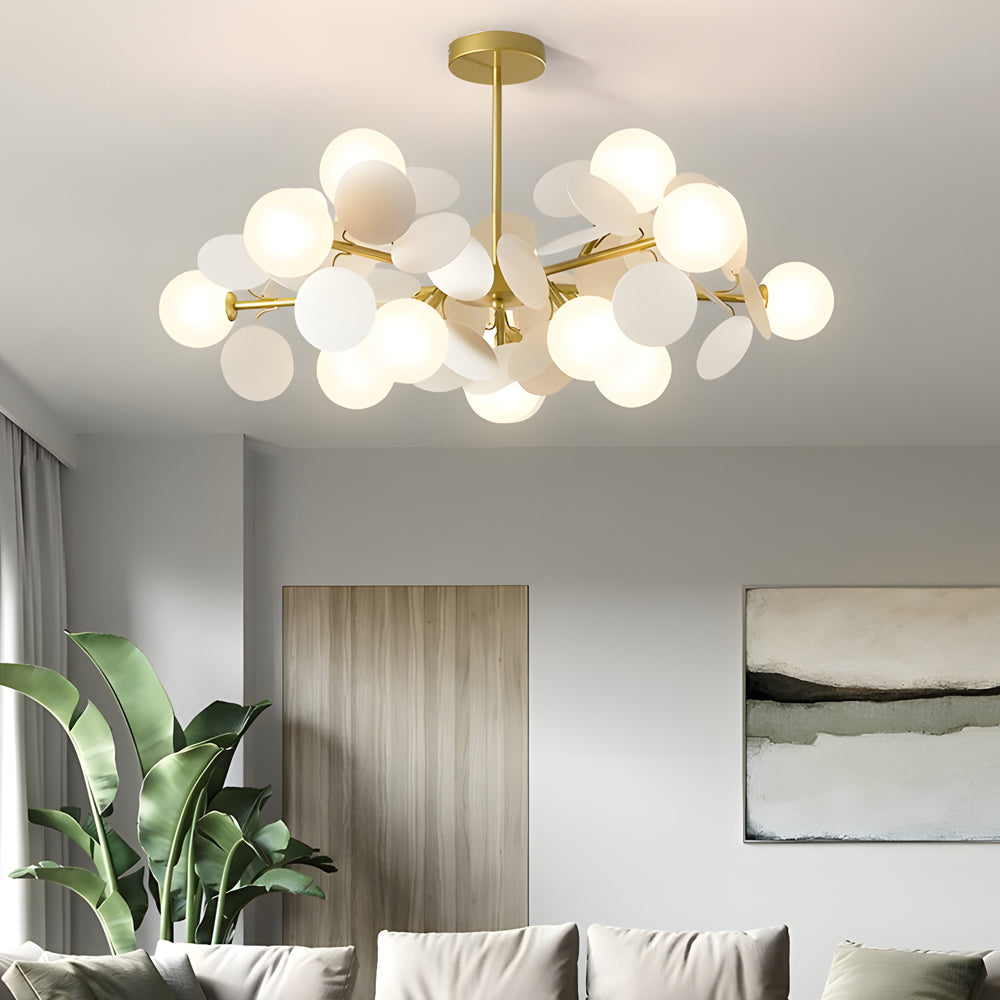 Modern Nordic Branch Style Pendant Light Art Deco Multicolored LED Chandelier Ceiling Fixture