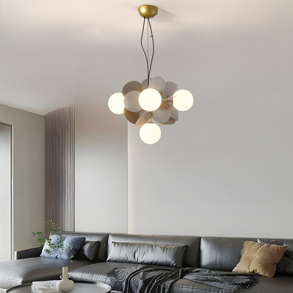 Modern Nordic Branch Style Pendant Light Art Deco Multicolored LED Chandelier Ceiling Fixture