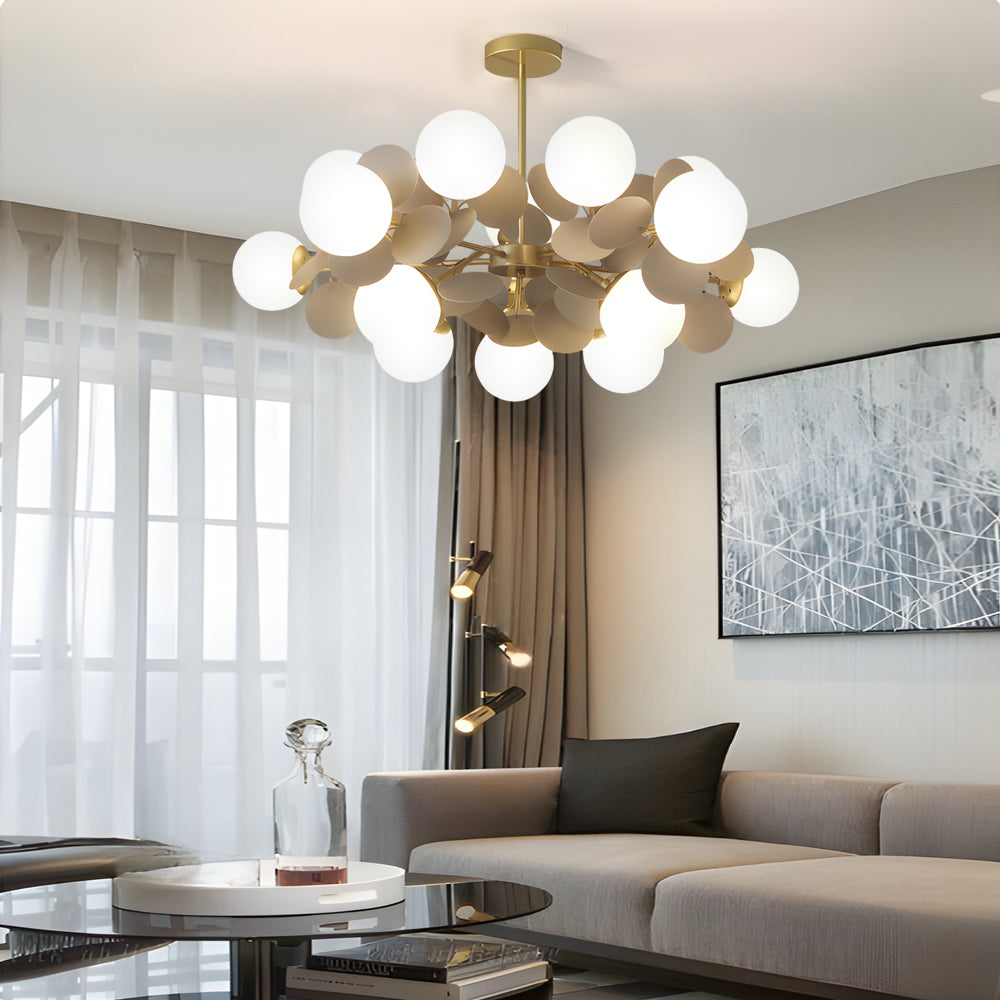 Modern Nordic Branch Style Pendant Light Art Deco Multicolored LED Chandelier Ceiling Fixture