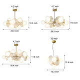 Modern Nordic Branch Style Pendant Light Art Deco Multicolored LED Chandelier Ceiling Fixture