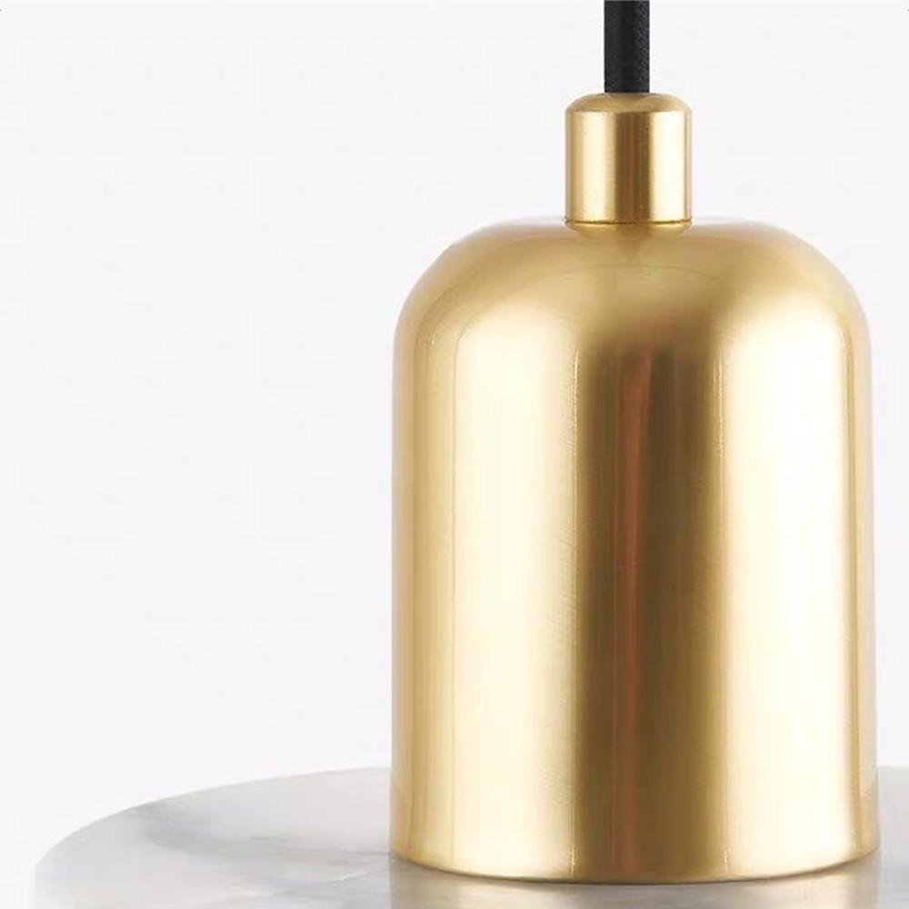 Modern Nordic Ceramic Pendant Light with Marble Stone Shade for Kitchen Island and Dining Room