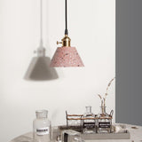 Modern Nordic Cone Ceramic Pendant Light Minimalist Hanging Ceiling Lamp for Kitchen Dining Room
