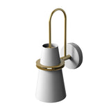 Modern Nordic Creative Iron Wall Sconce Plug in Lighting for Bedroom Living Room and Corridor