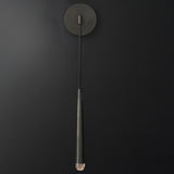 Modern Nordic Crystal LED Strip Wall Sconce Minimalist Gold Black Luxury Lighting