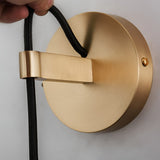 Modern Nordic Crystal LED Strip Wall Sconce Minimalist Gold Black Luxury Lighting